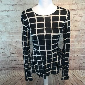 Wilfred Printed long sleeve blouse top